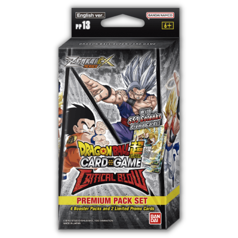 Dragon Ball Super Card Game - Critical Blow - Zenkai Series 05 - Premium Pack PP13 - Englisch